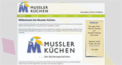 Desktop Screenshot of mussler-kuechen.de